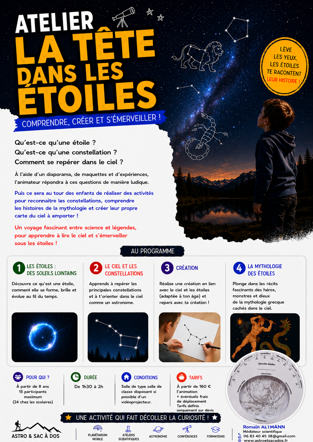 Fiche la tete dans les etoiles