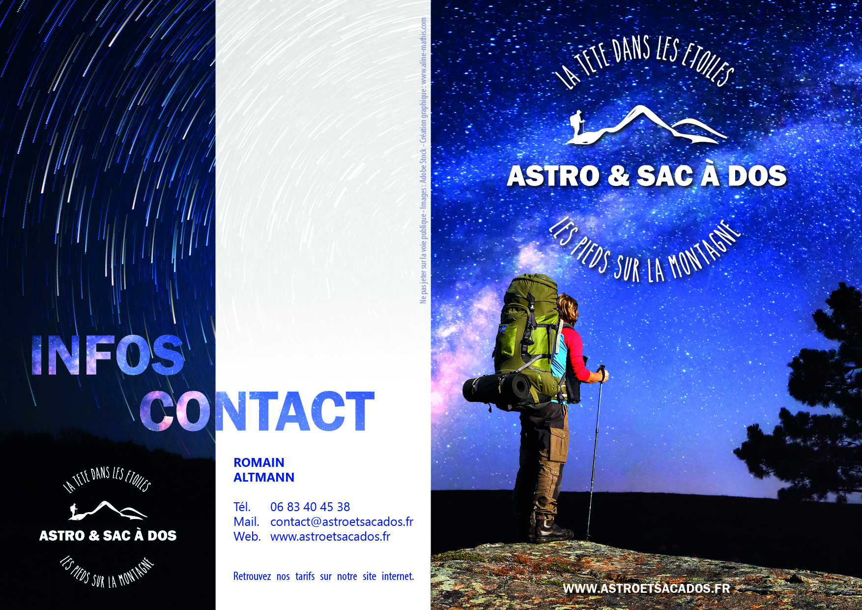 Flyers astro recto